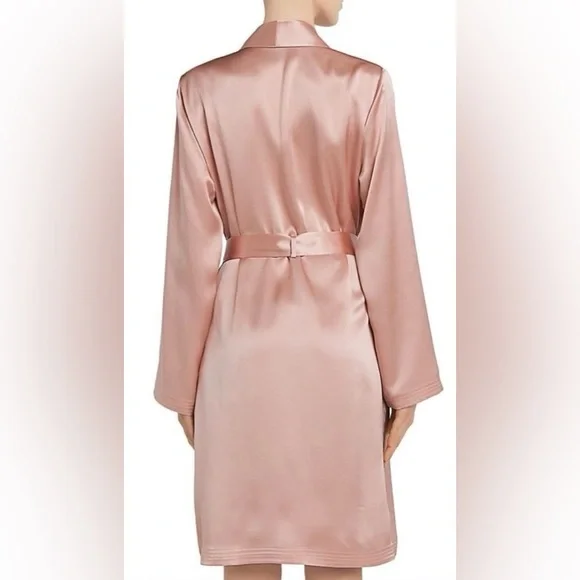Gruppo La Perla Silk Robe-Hot Pink